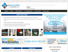 Tablet Screenshot of narcoticnews.com